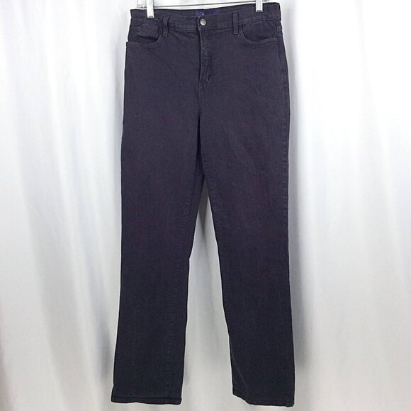 NYDJ Not Your Daughters Jeans Marilyn Straight 12 Rhinestones Lift Tuck 31x33 - Picture 1 of 10